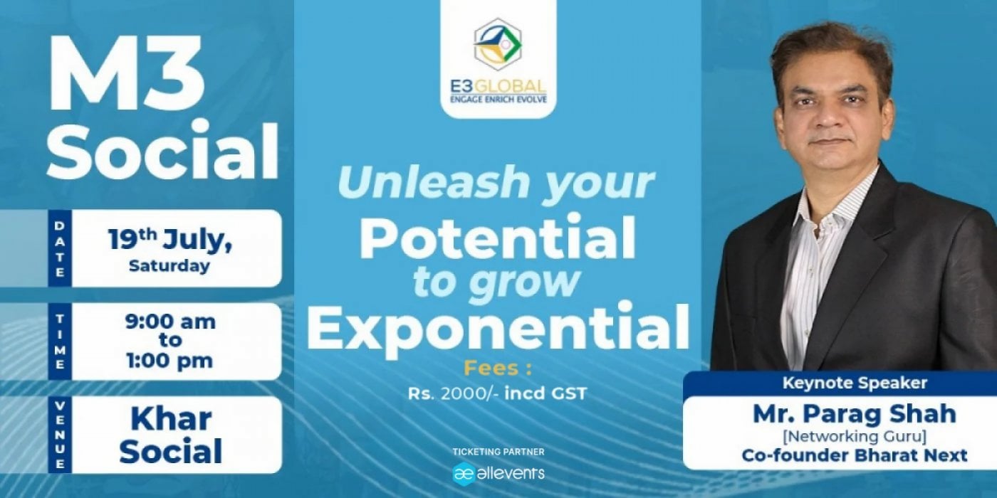 M3 Socials by E3 Global, 19 July | Event in Mumbai | AllEvents