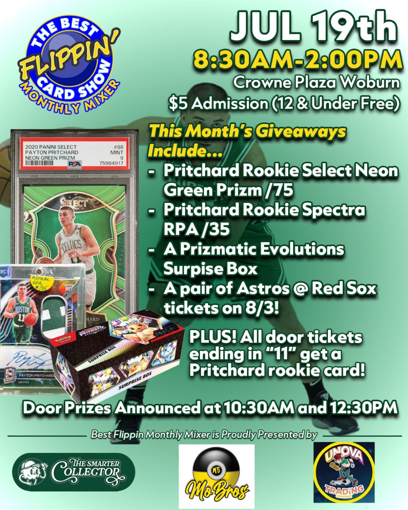 The Best Flippin' Card Show Monthly Mixer, 19 July | Event in Woburn | AllEvents