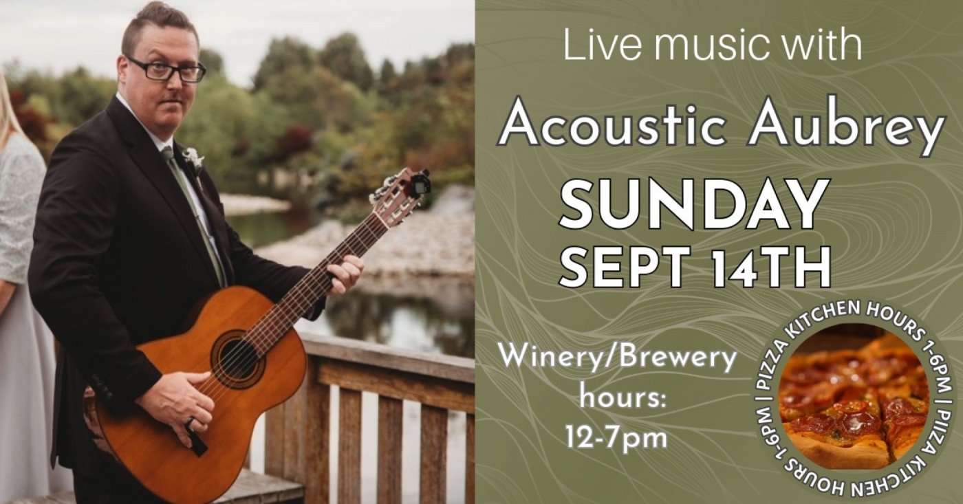Acoustic Aubrey at Mountain Run Winery, 14 September | Event in Culpeper | AllEvents