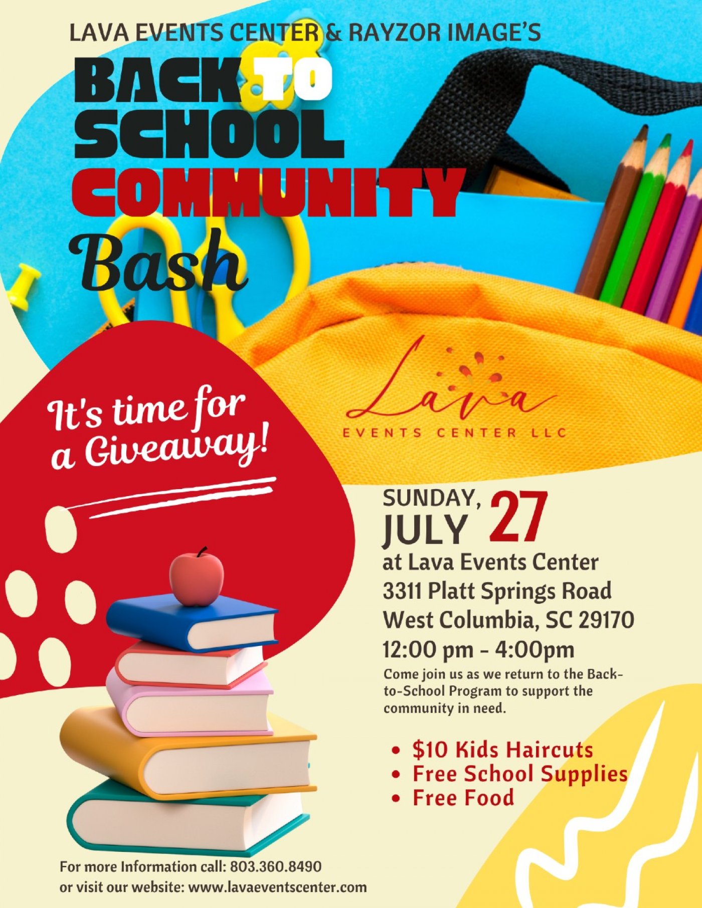 Back to School Community Bash, 27 July | Event in West Columbia | AllEvents