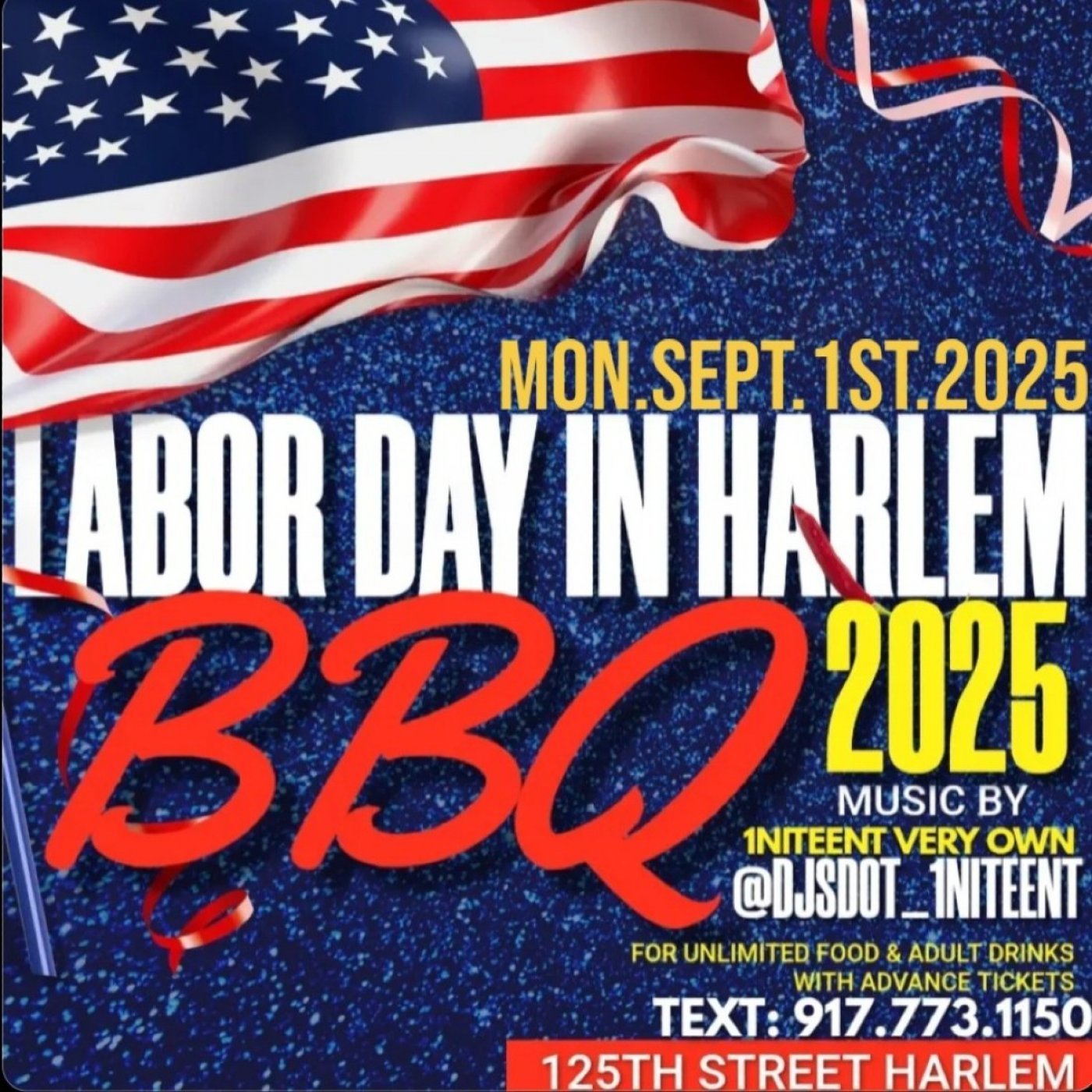 LABOR DAY IN HARLEM 2025 (UNLIMITED FOOD & DRINKS WITH YOUR TICKET), 1 September | Event in New York | AllEvents