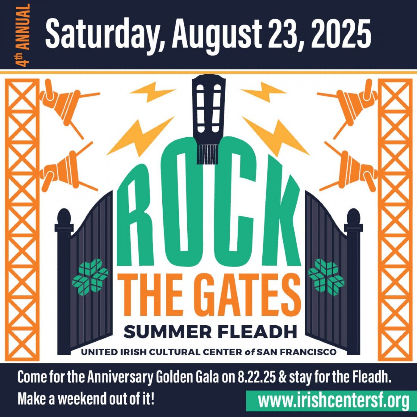4th Annual Rock the Gates Summer Fleadh, 23 August | Event in San Francisco | AllEvents