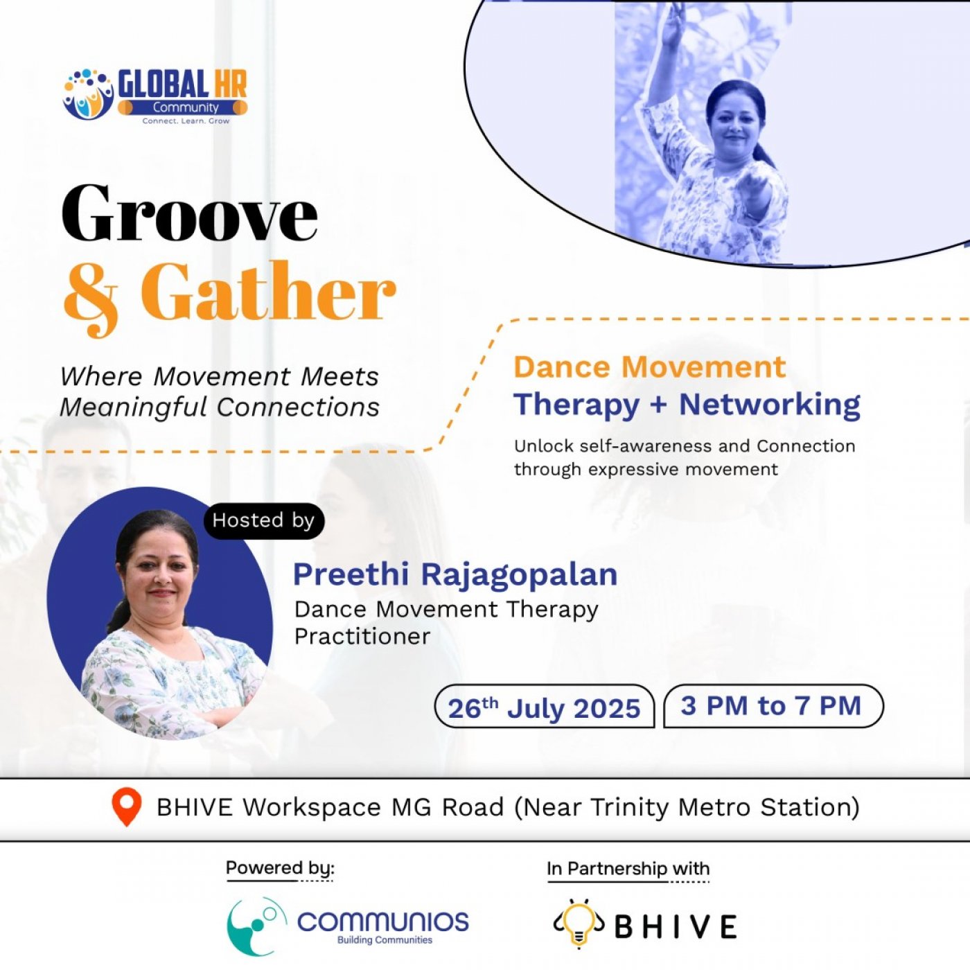Groove & Gather - Where movements meets meaningful connection, 26 July | Event in Bangalore | AllEvents