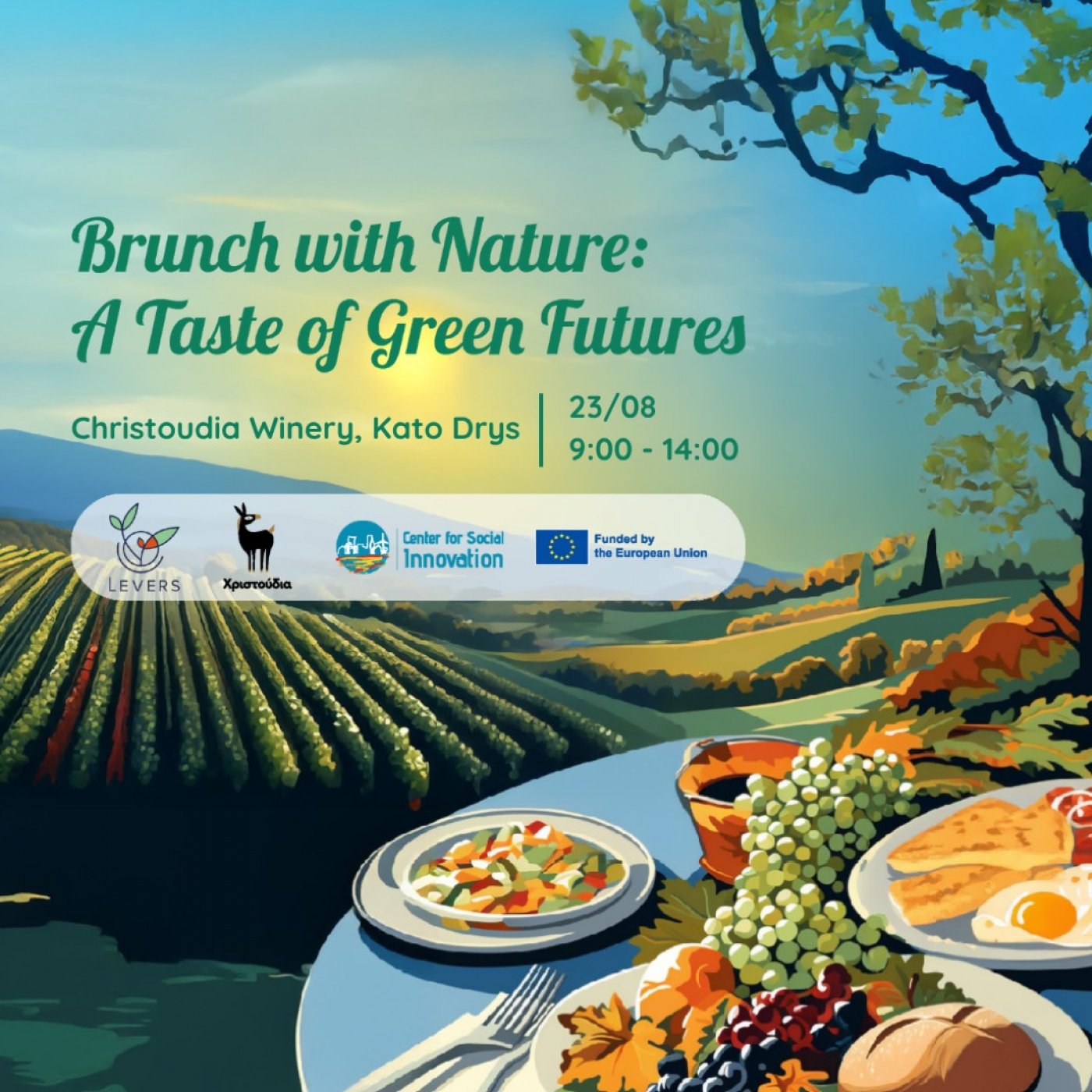 Brunch with Nature: A Taste of Green Futures, 23 August | Event in Germasogeia | AllEvents
