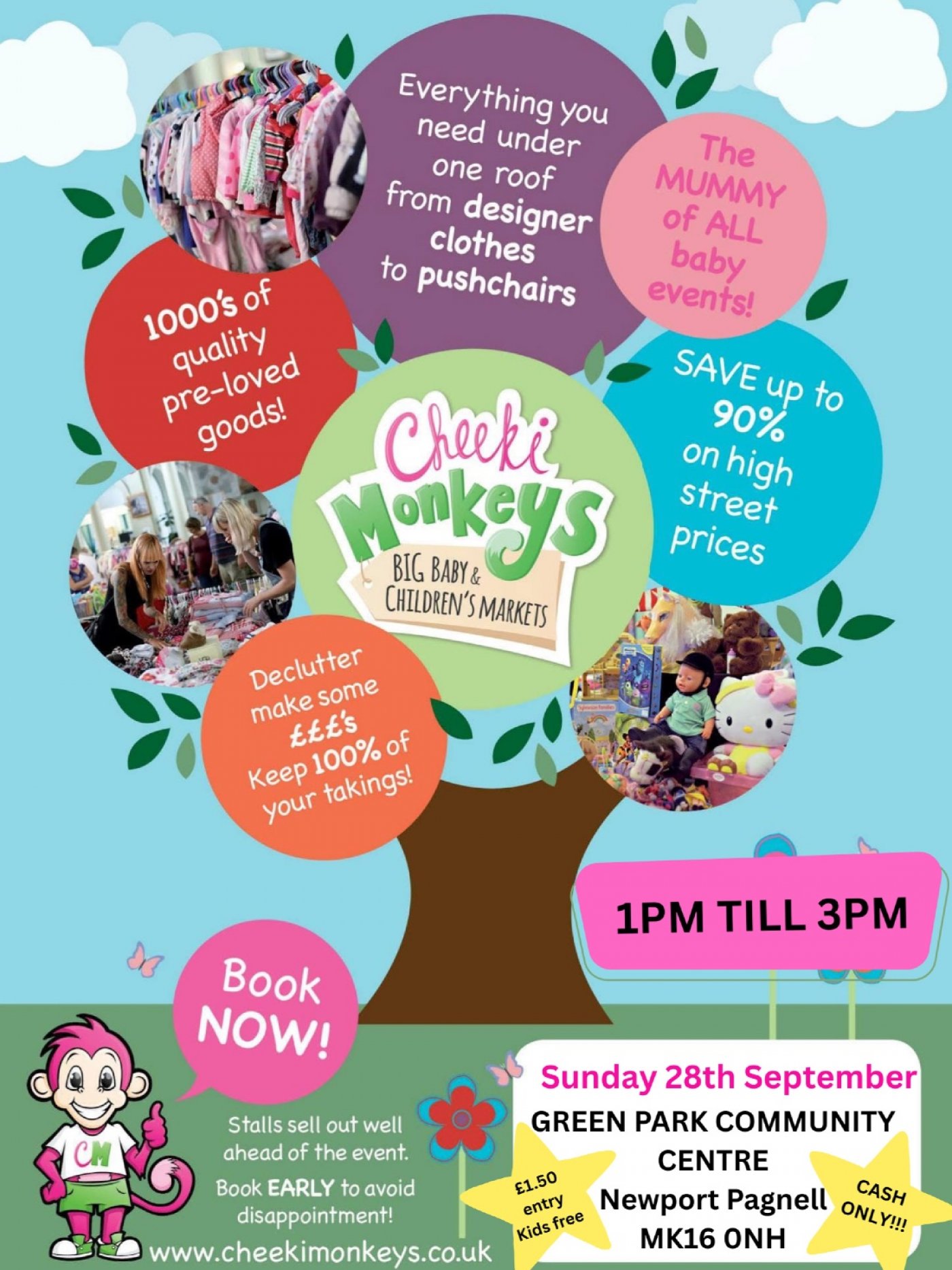 Cheeki Monkeys Newport Pagnell MK16 & Bedford MK43, 28 September | Event in Bedford | AllEvents