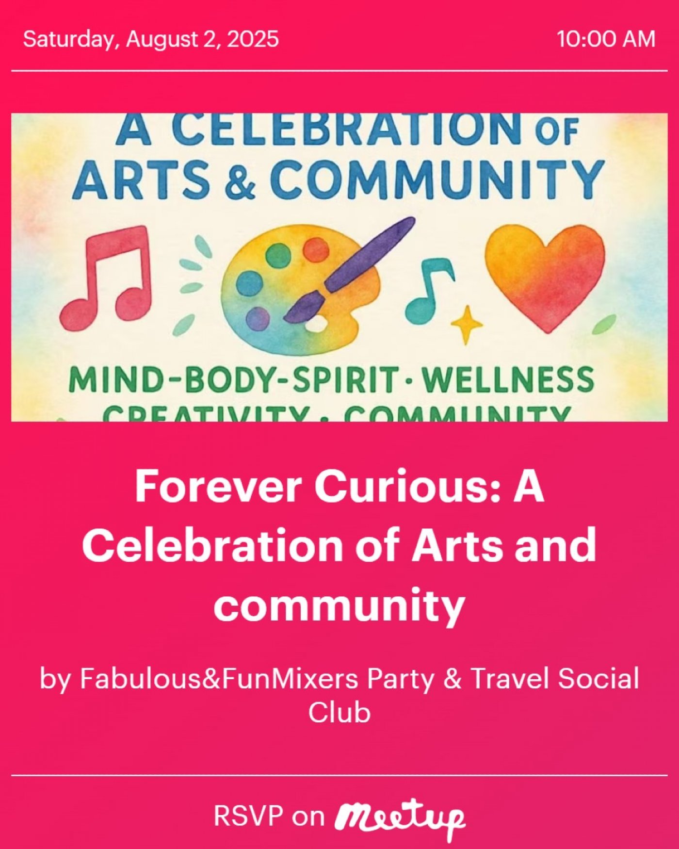 Forever Curious:  A Celebration of Arts and Community, 2 August | Event in Boca Raton | AllEvents