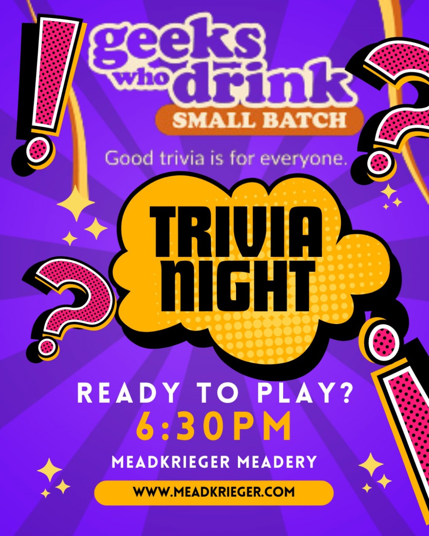 Trivia by Geeks Who Drink!, 28 August | Event in Loveland | AllEvents