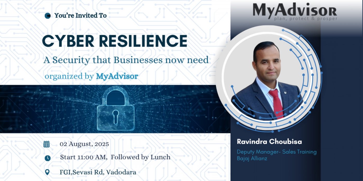 Cyber Resilience: A Security that businesses now need, 2 August | Event in Vadodara | AllEvents
