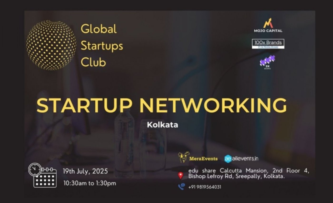 STARTUP NETWORKING Kolkata 2025, 19 July | Event in Kolkata | AllEvents
