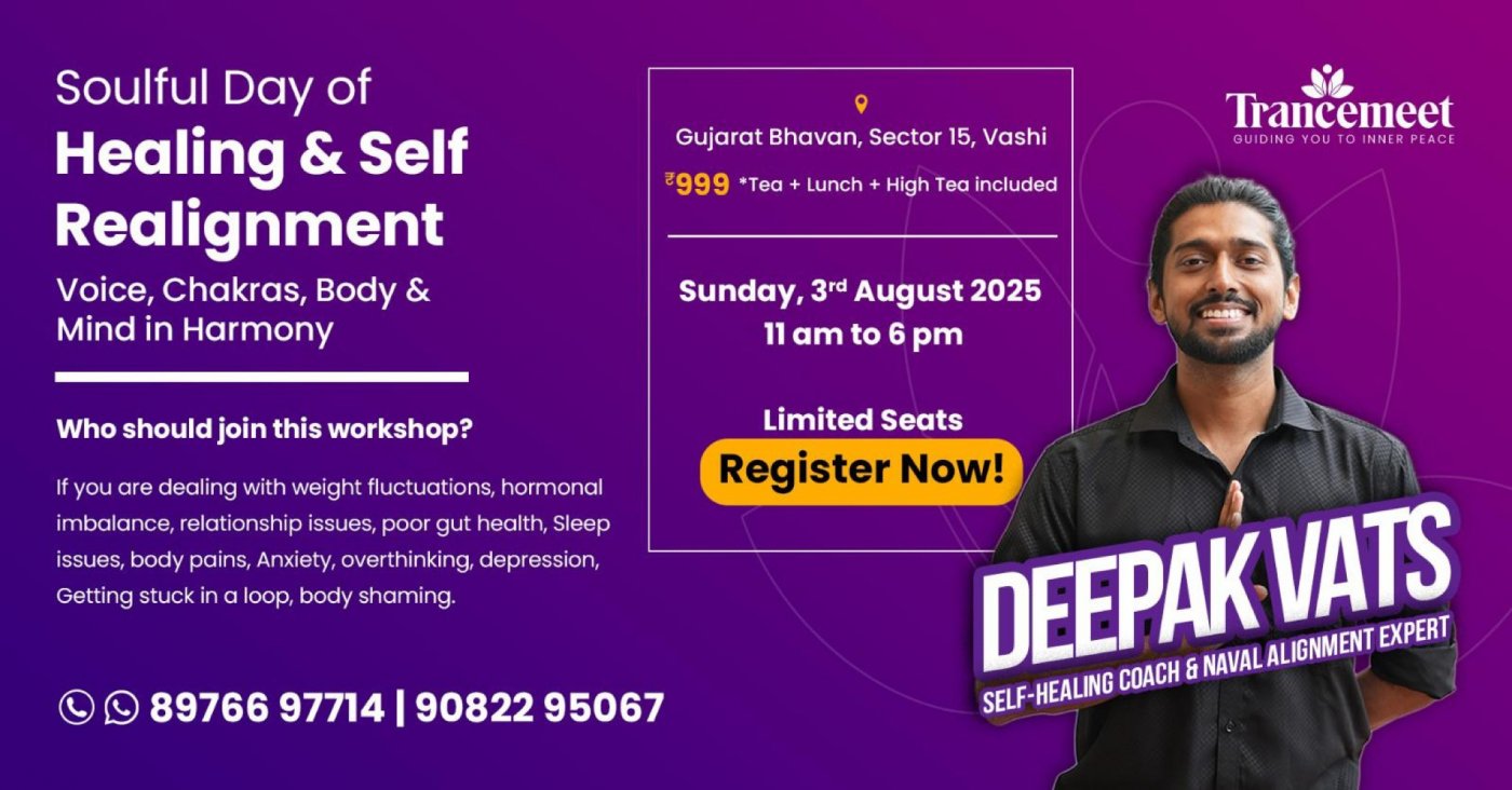 Trancemeet Healing Workshop, 3 August | Event in Navi Mumbai | AllEvents
