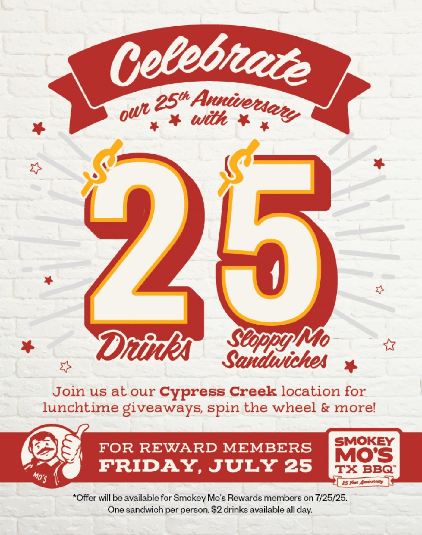 Smokey Mo’s BBQ Celebrates its 25th Anniversary! , 25 July | Event in Austin | AllEvents