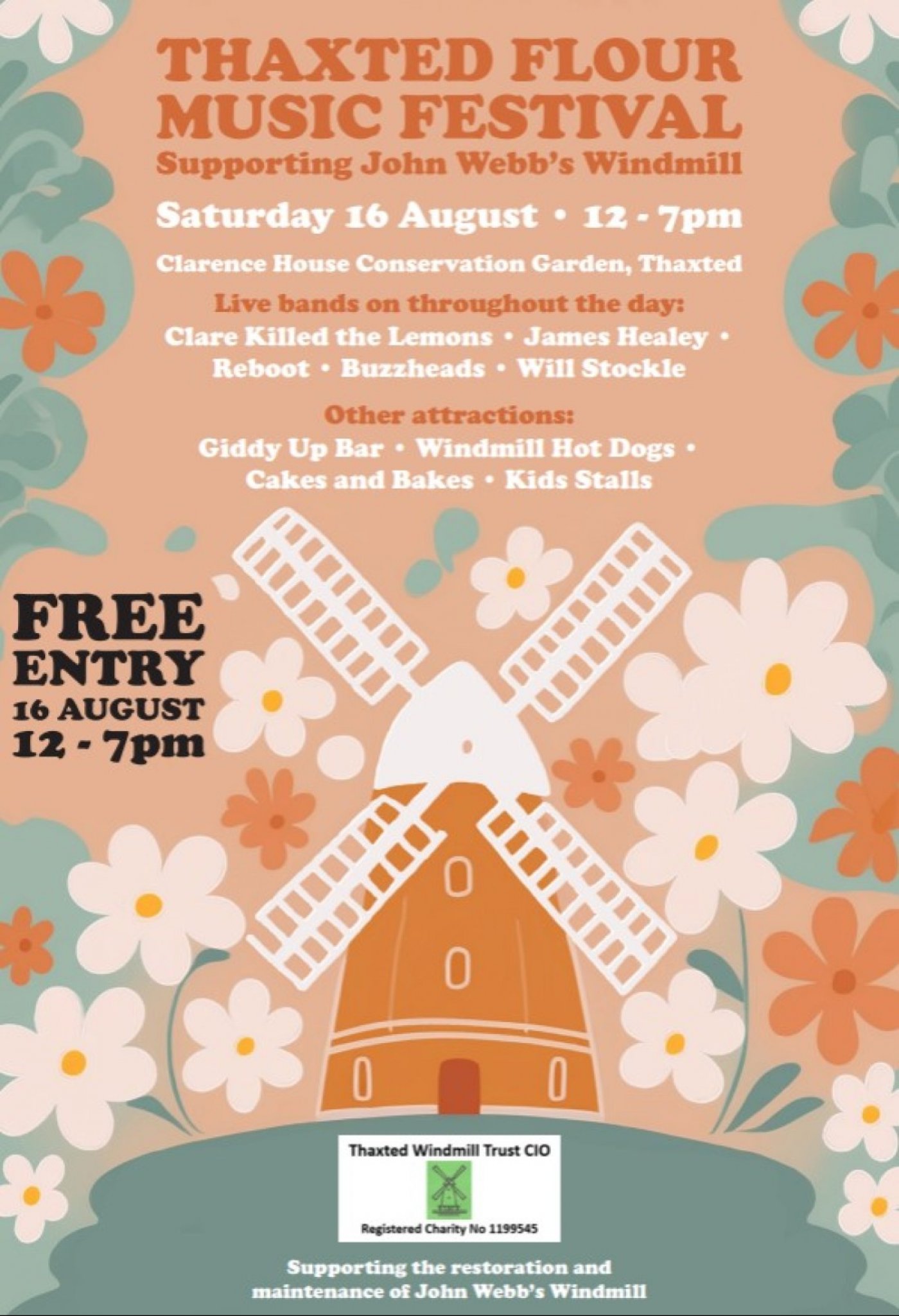 Thaxted Windmill 'Flour Festival', 16 August | Event in Dunmow | AllEvents