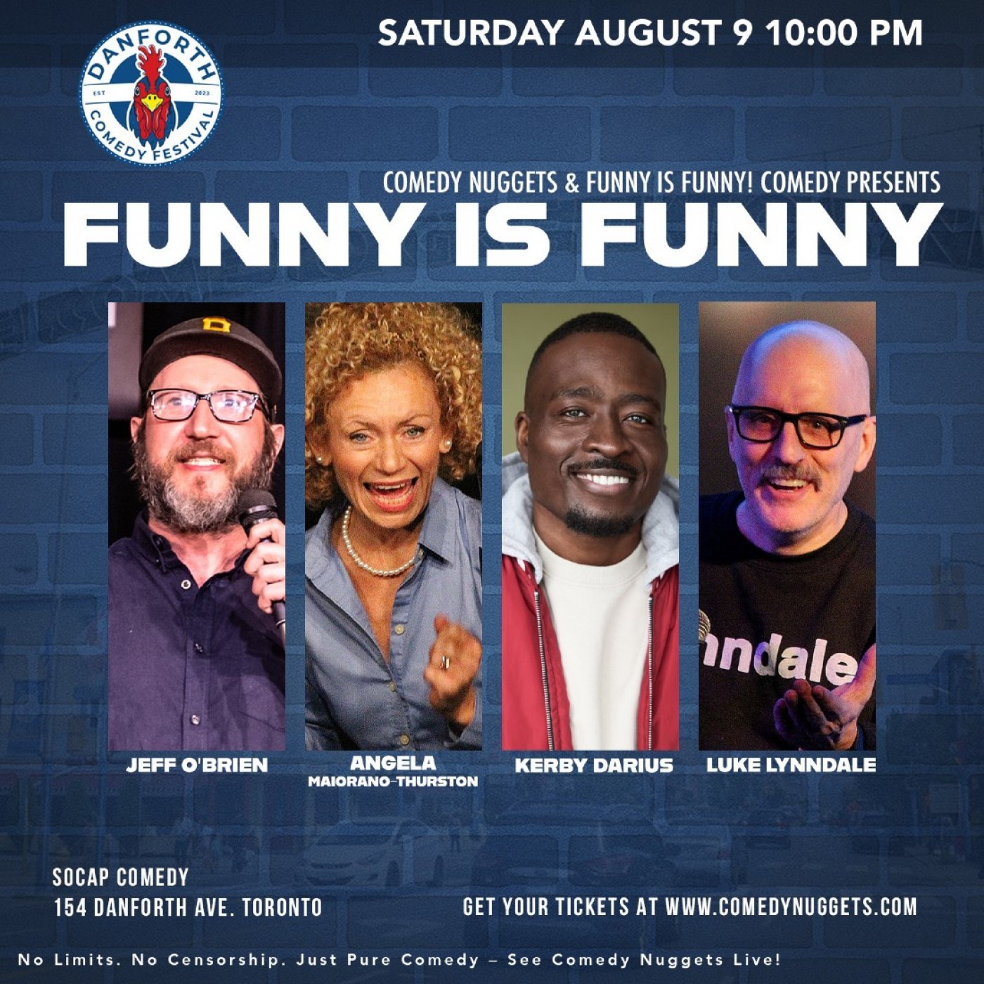 Funny Is Funny! – Late Night Stand-Up at Danforth Comedy Festival 2025, 9 August | Event in Toronto | AllEvents
