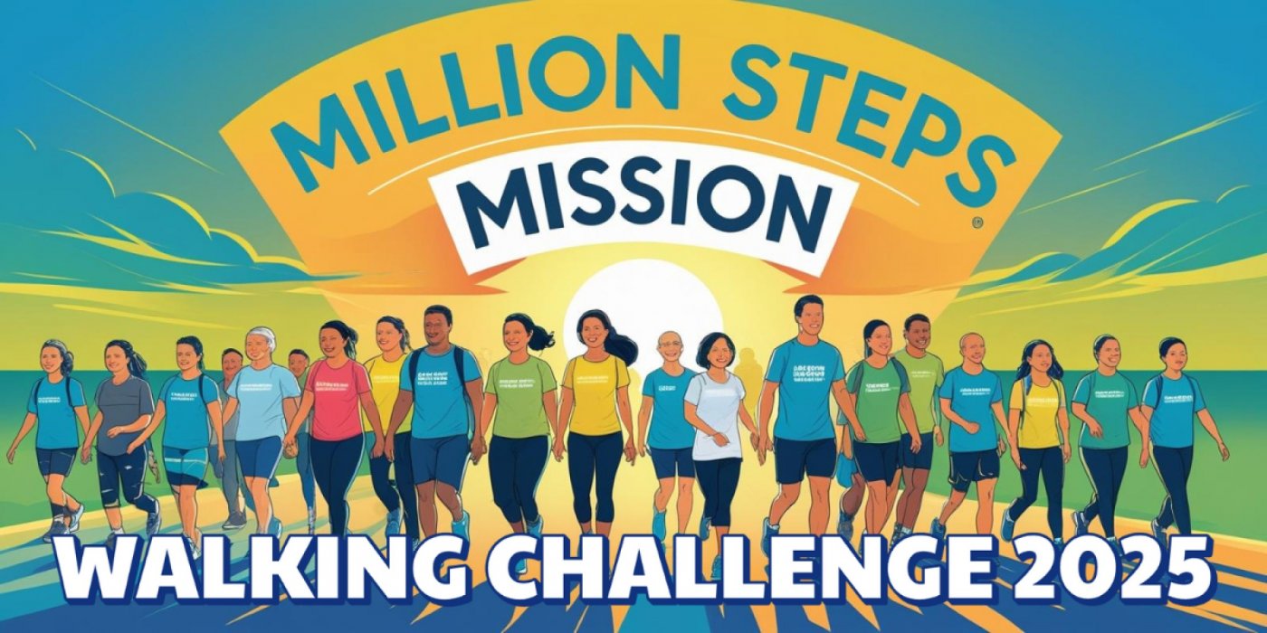 Million Steps Mission - Walking Challenge 2025, 1 August | Online Event | AllEvents