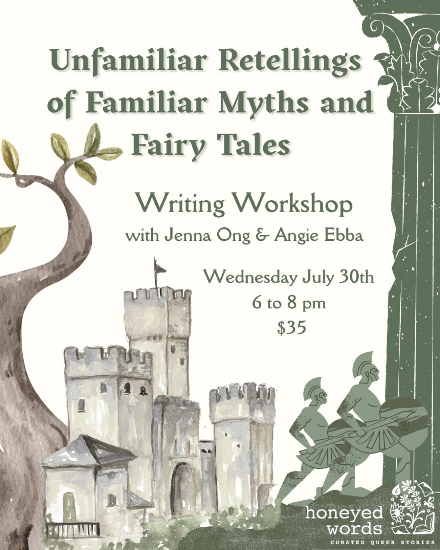 Unfamiliar Retellings of Familiar Myths and Fairy Tales Workshop, 30 July | Event in Portland | AllEvents