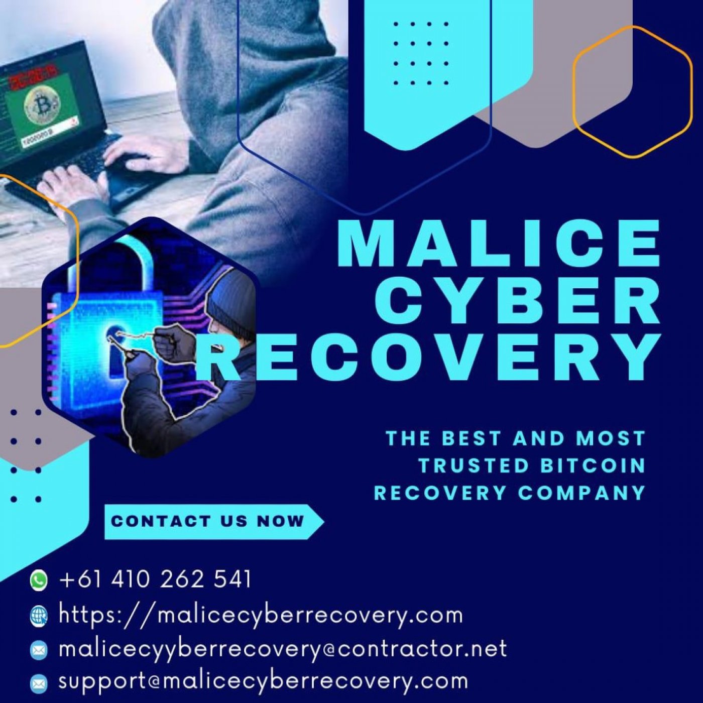 CAN I GET MY LOST OR SCAMMED BITCOIN BACK? YES, MALICE CYBER RECOVERY WILL SOLVE ALL YOUR PROBLEM. | AllEvents