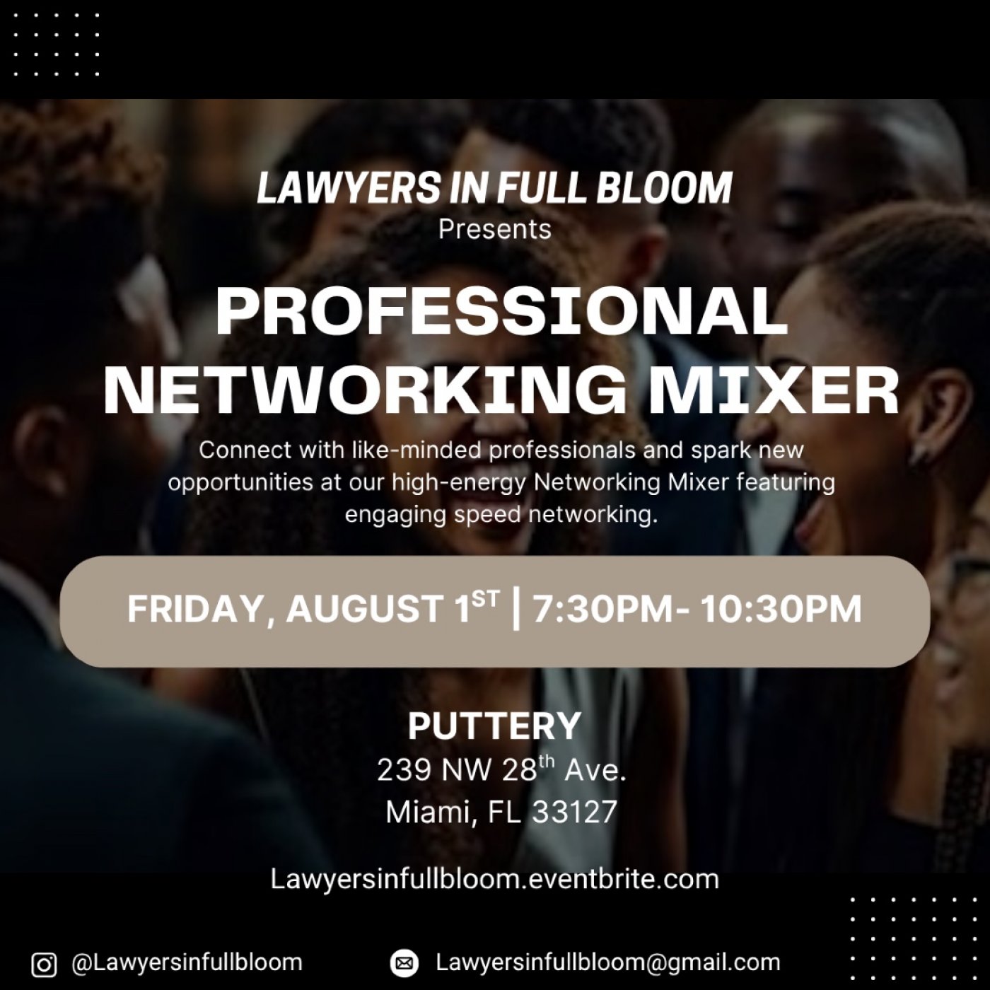 Professional Networking Event: Speed Networking, 1 August | Event in Miami | AllEvents