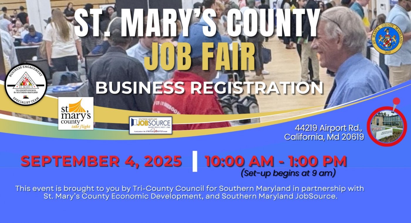 St. Mary's County Job Fair, 4 September | Event in California | AllEvents