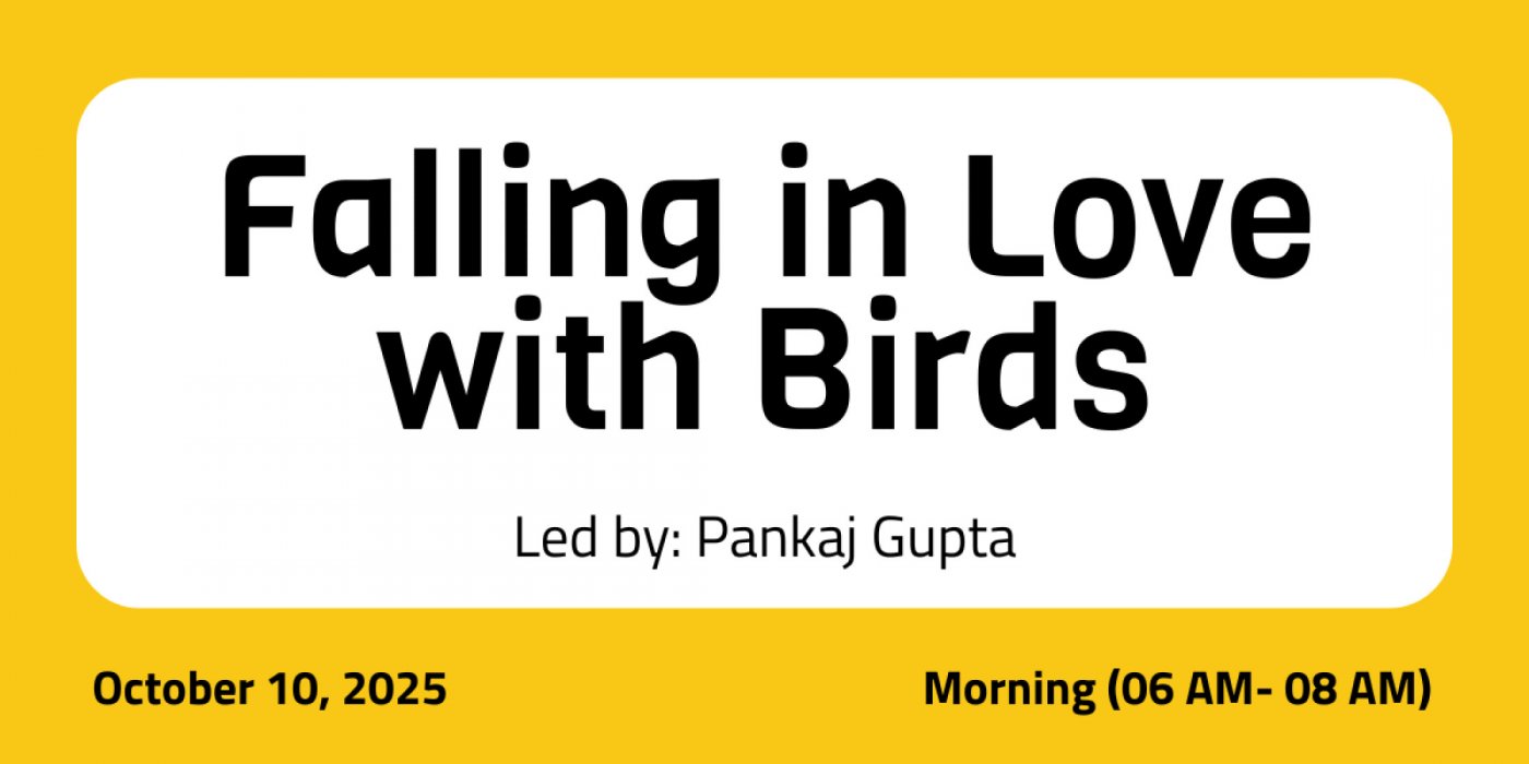Falling in Love with Birds (Workshop), 10 October | Event in New Delhi | AllEvents