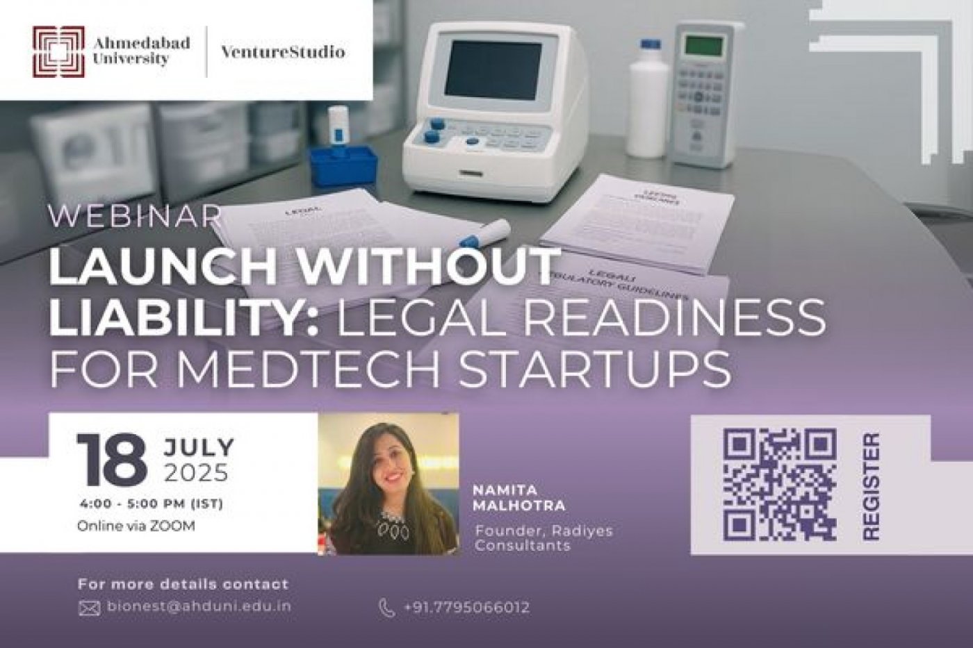 Launch without Liability: Legal Readiness for MedTech Startups, 18 July | Online Event | AllEvents