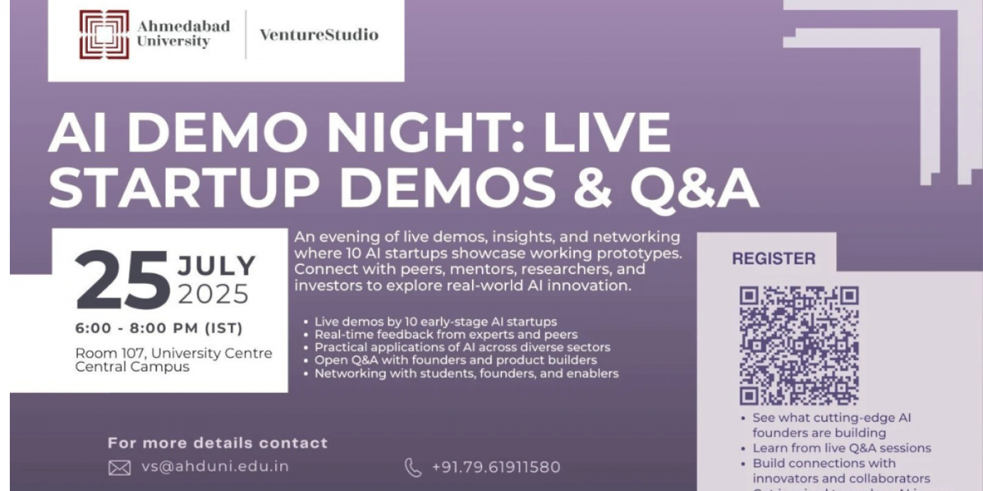 AI Demo Night: Live Startup Demos and Q&A, 25 July | Event in Ahmedabad | AllEvents