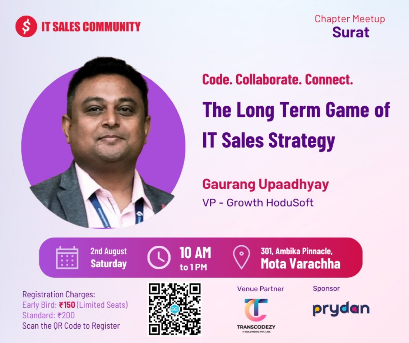 Code. Collaborate. Connect. – The Long Term Game of IT Sales Strategy, 2 August | Event in Surat | AllEvents