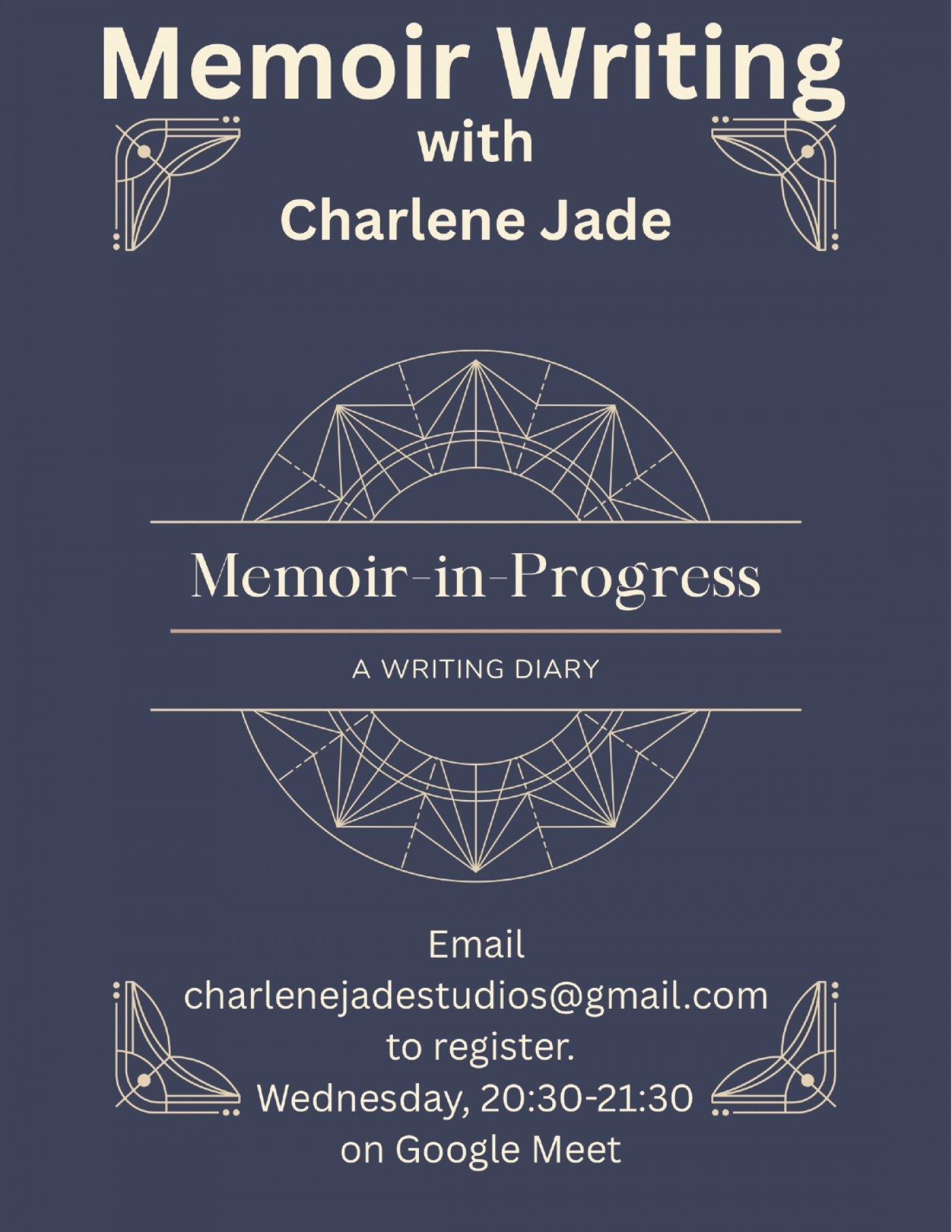 Memoir Writing with Charlene Jade, 23 July | Online Event | AllEvents