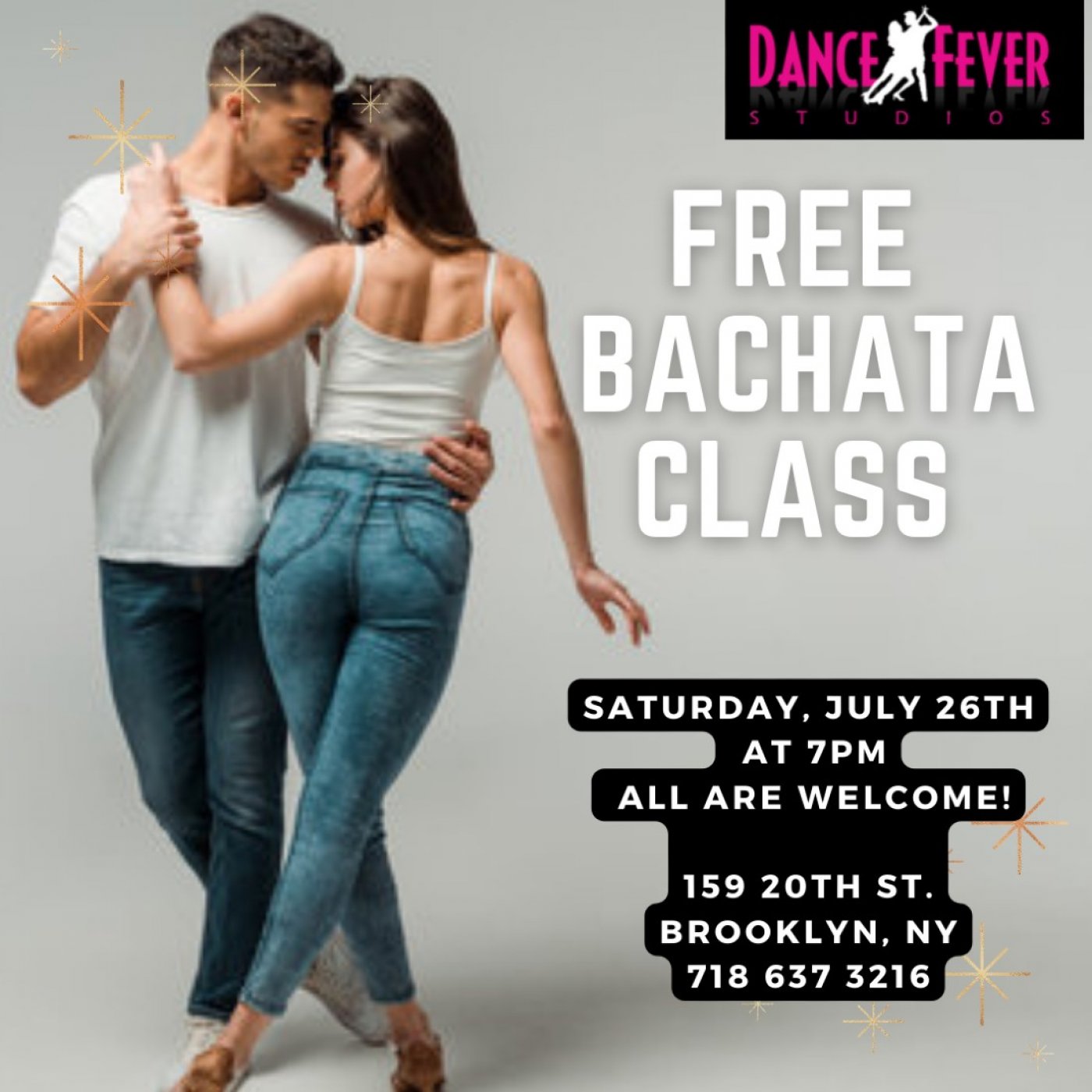 FREE Bachata Dance Classes NYC, 26 July | Event in Brooklyn | AllEvents