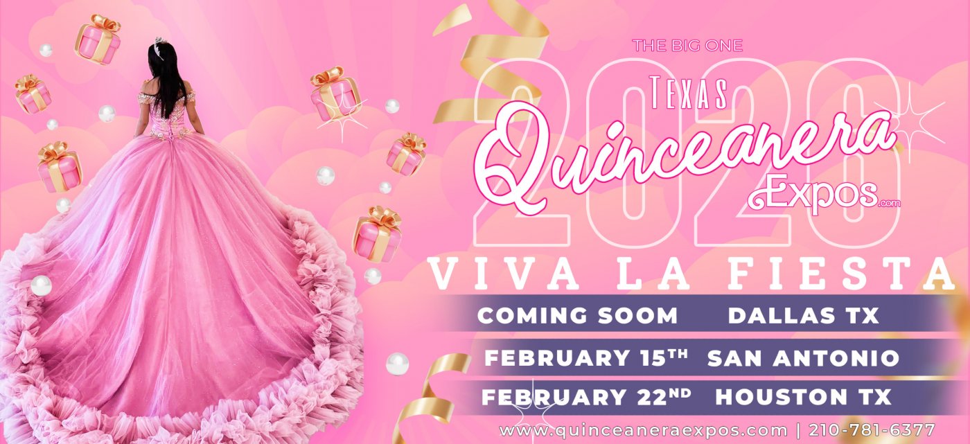  Quinceañera Expo San Antonio February 15th, 2026, at the Henry B. Gonzalez from 12:00 to 5pm, 15 February
