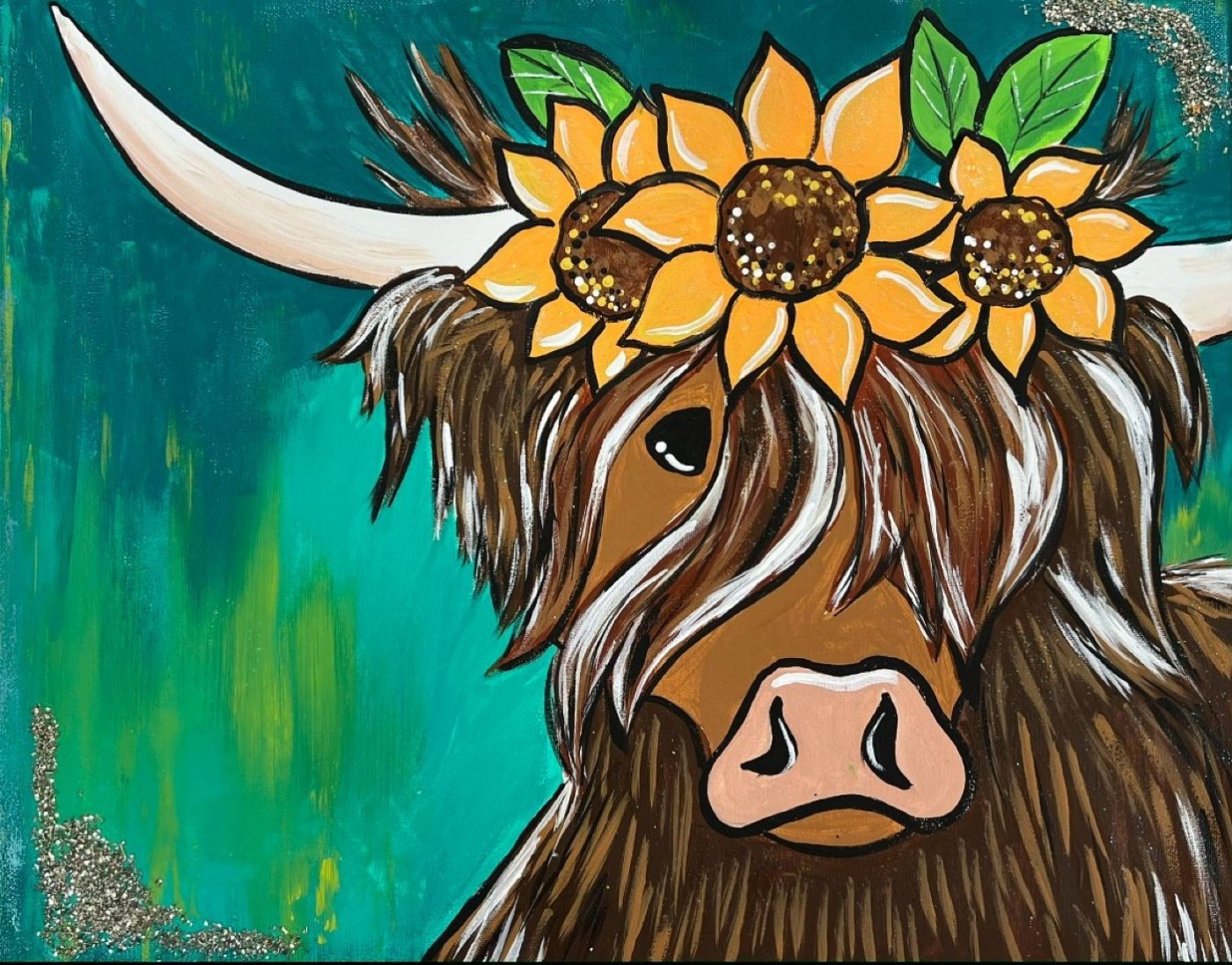 Calming Canvas: Midsummer Highland - Mindful Painting Experience, 31 July | Event in Lubbock | AllEvents