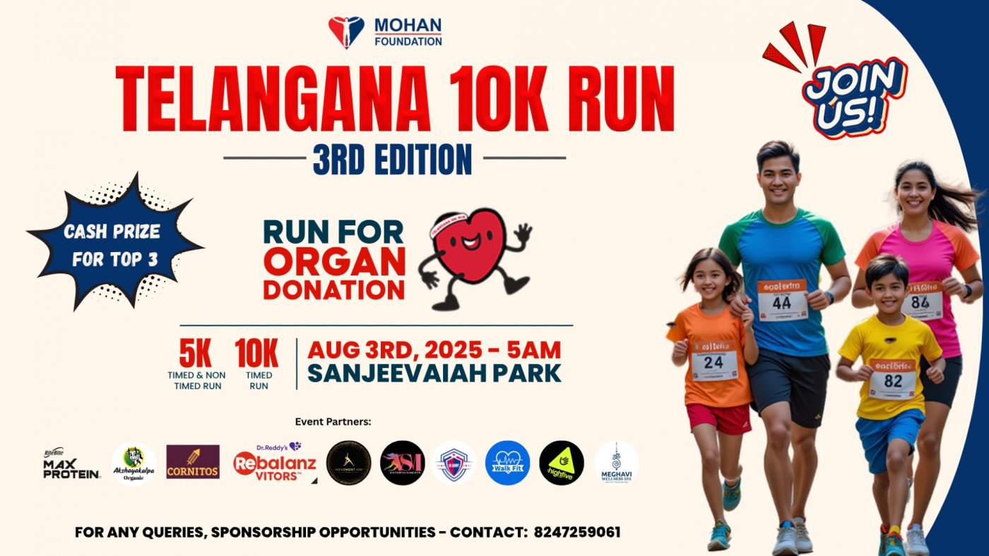 Telangana 10K Run 3rd Edition, 3 August | Event in Hyderabad | AllEvents