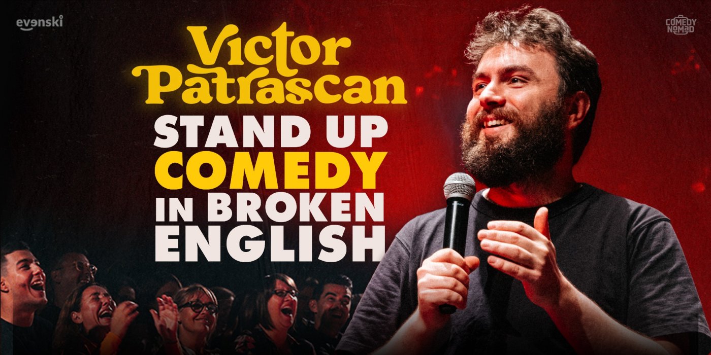Stand up Comedy in broken English • Victor Patrascan in Tallinn, 10 October | Event in Tallinn | AllEvents