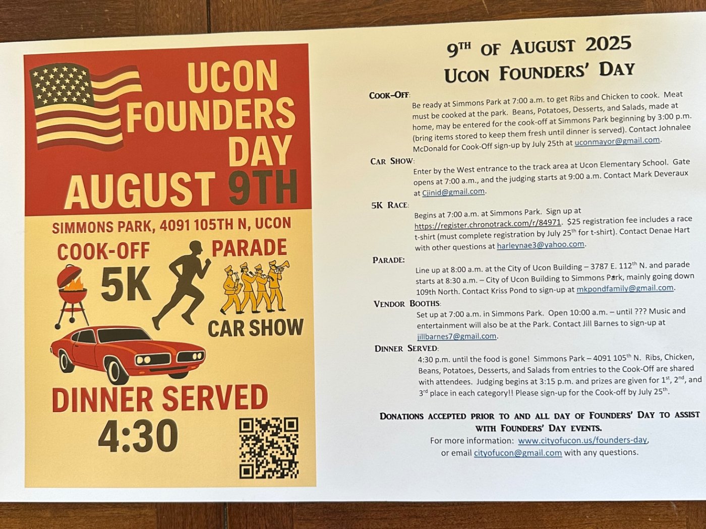 Ucon Founder’s Day Car Show, 9 August | Event in Ucon | AllEvents