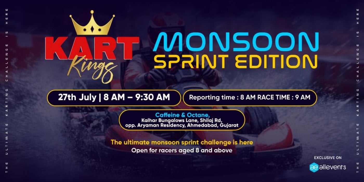 Kart Kings: Monsoon Sprint Edition, 27 July | Event in Ahmedabad | AllEvents