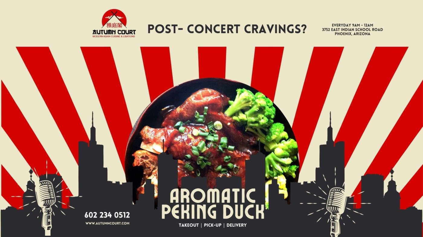 Post-Concert Cravings? Crispy Aromatic Duck Awaits 🎤🔥 | Event in Phoenix | AllEvents