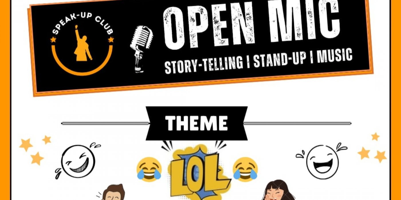 Speak-Up Club: Open Mic, 26 July | Event in Hyderabad | AllEvents