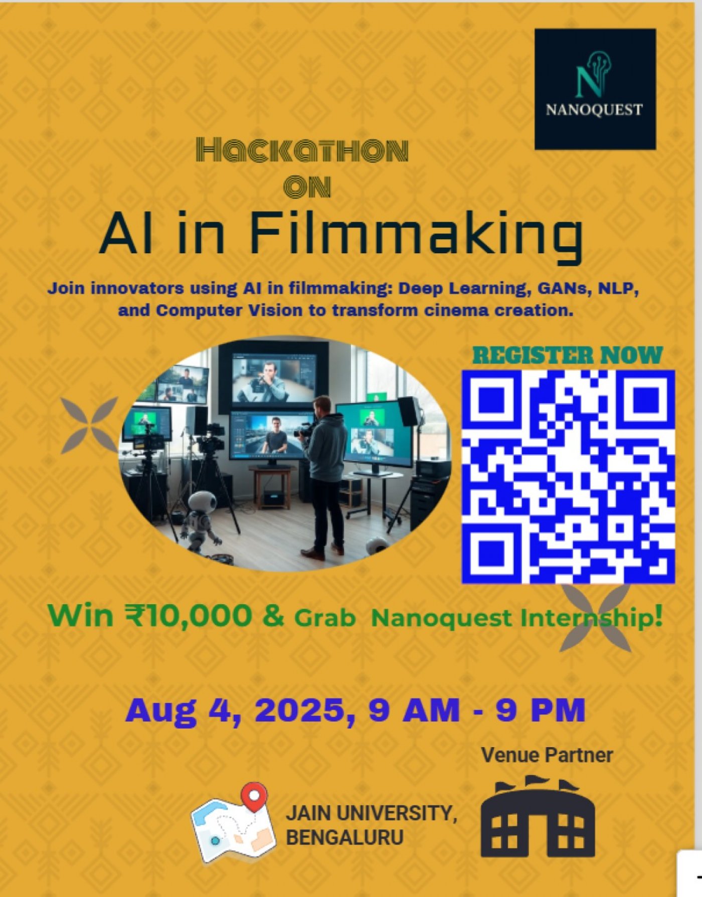 FilmAIThon (AI In Film Making), 4 August | Event in Bangalore | AllEvents