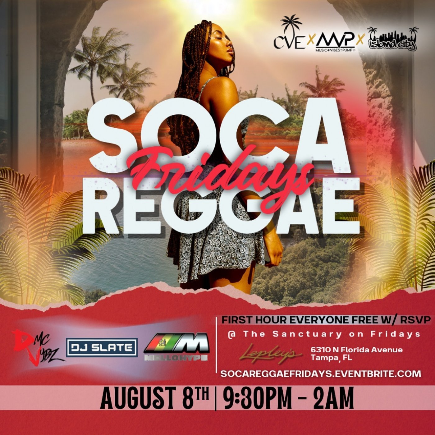 Soca Reggae Fridays, 8 August | Event in Tampa | AllEvents