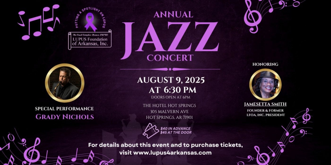 Annual Jazz Concert to Benefit the LFOA, Inc., 9 August | Event in Hot Springs National Park | AllEvents