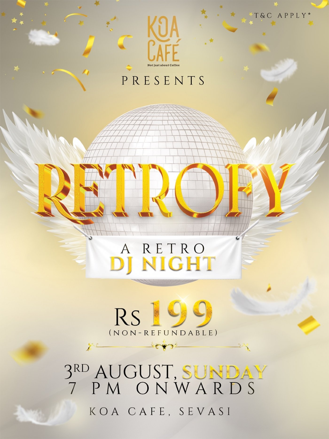 Koa Cafe presents RETROFY, 3 August | Event in Vadodara | AllEvents