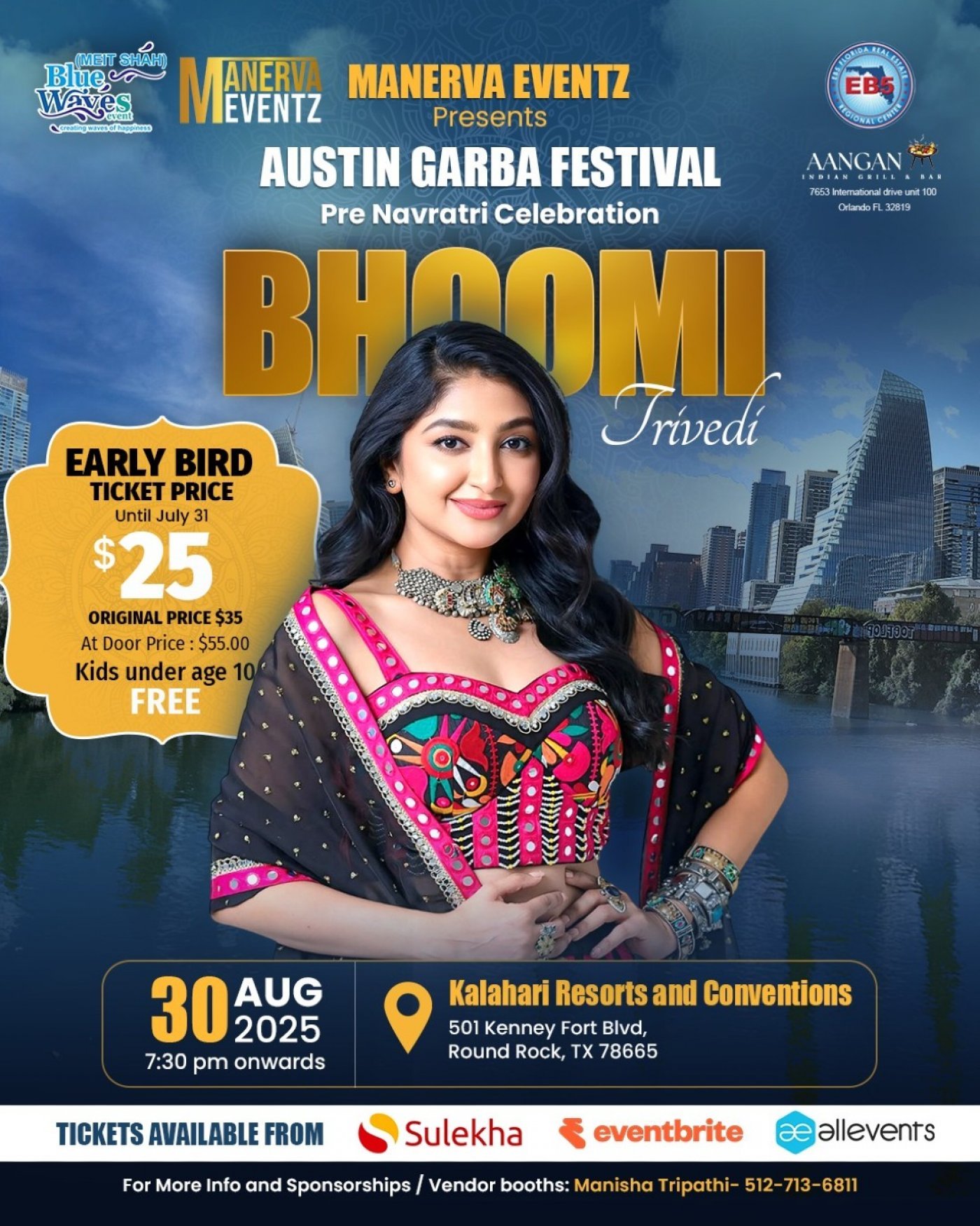 Austin Garba Festival with Bhoomi Trivedi at Kalahari Resort, 30 August | Event in Round Rock | AllEvents