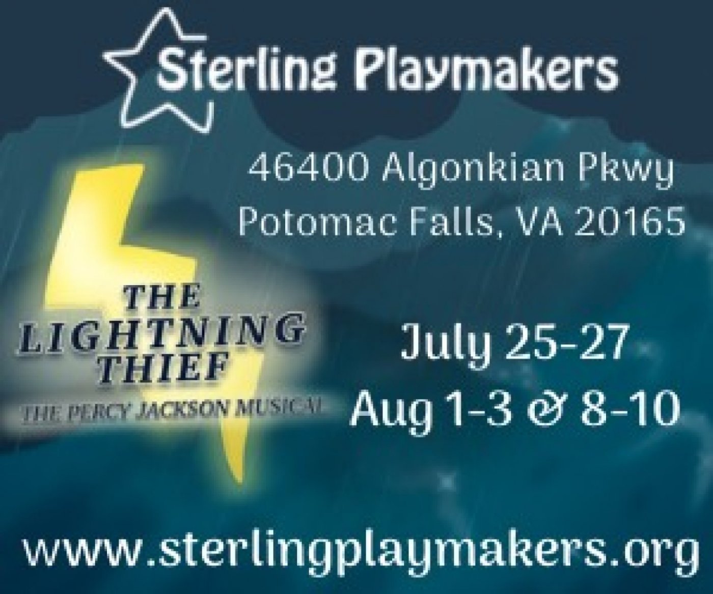 Sterling Playmakers’ Epic Adventure THE LIGHTNING THIEF: THE PERCY JACKSON MUSICAL begins July 25, 25 July