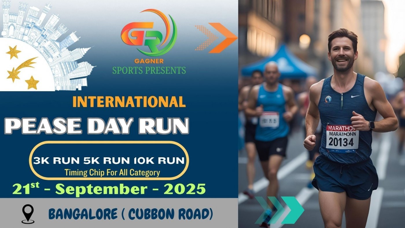 INTERNATIONAL PEASE DAY RUN 2025, 21 September | Event in Bangalore | AllEvents