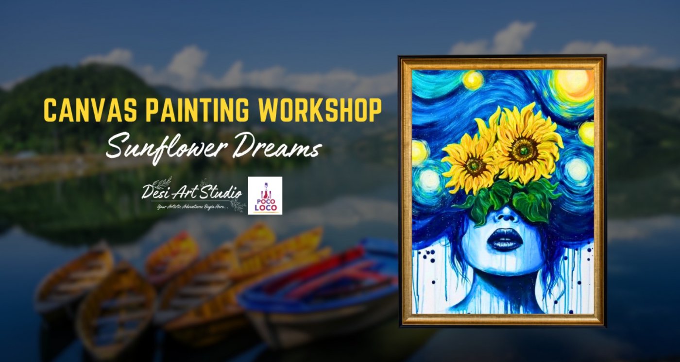 Canvas Painting Workshop - Desi Art Studio, 26 July | Event in Mumbai | AllEvents