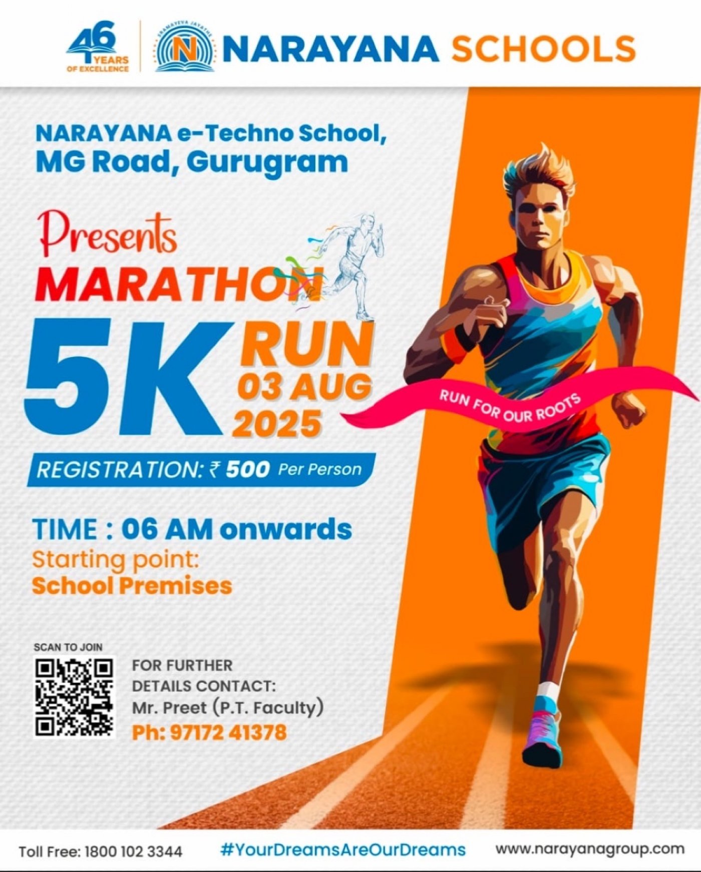 Half Marathon Run for roots, 3 August | Event in Gurgaon | AllEvents