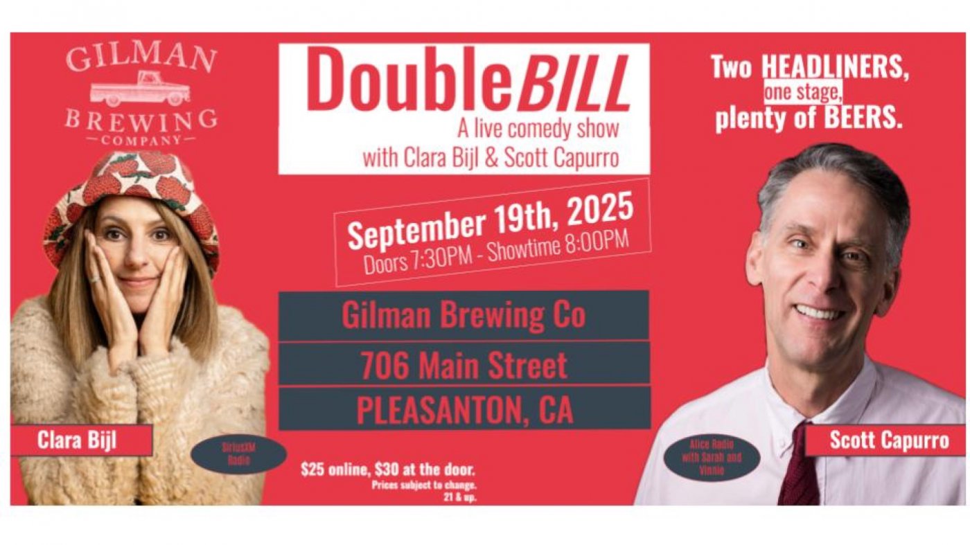 Double Bill, A night of Comedy with Clara Bijl & Scott Capurro, 19 September | Event in Pleasanton | AllEvents