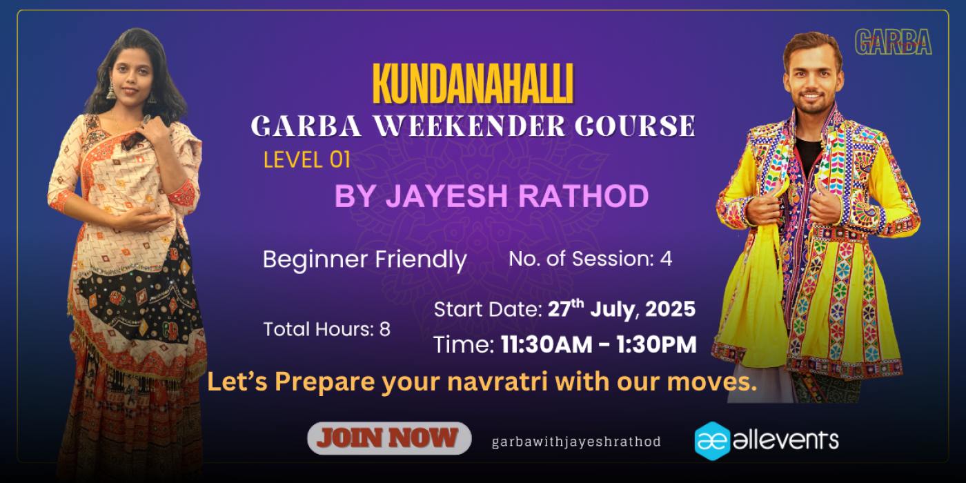 Weekender Garba Course With Jayesh Rathod | Event in Bangalore | AllEvents