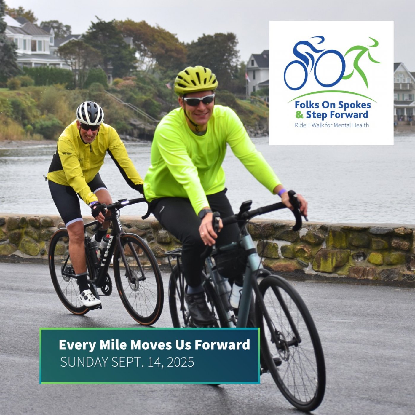 Folks on Spokes & Step Forward Ride + Walk for Mental Health , 14 September | Event in Milford | AllEvents