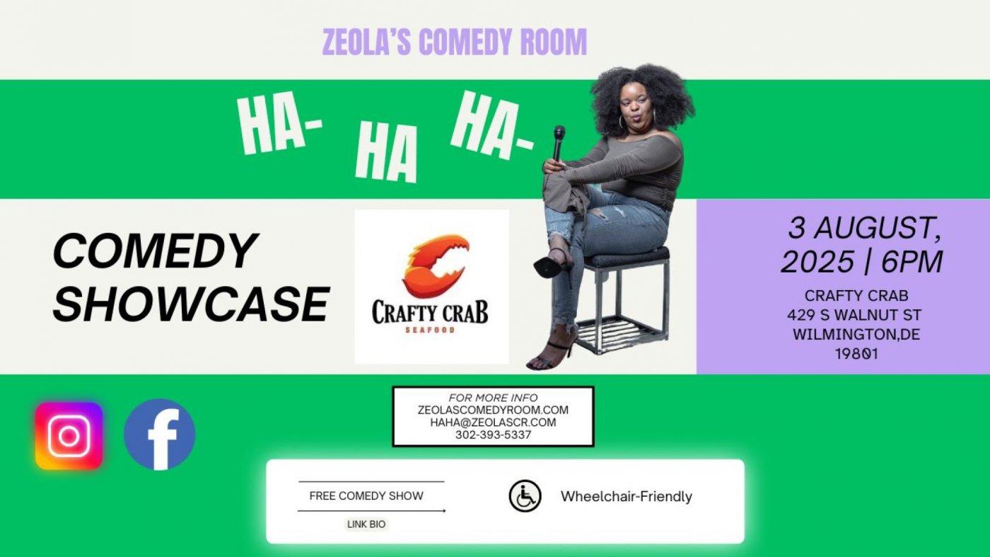 Comedy Showcase at Crafty Crab, 3 August | Event in Wilmington | AllEvents