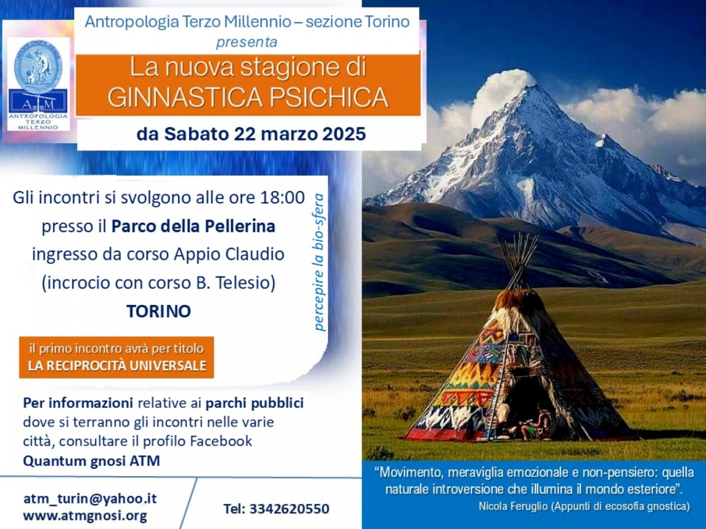 GINNASTICA PSICHICA - ciclo di incontri a TORINO , 26 July | Event in Torino | AllEvents